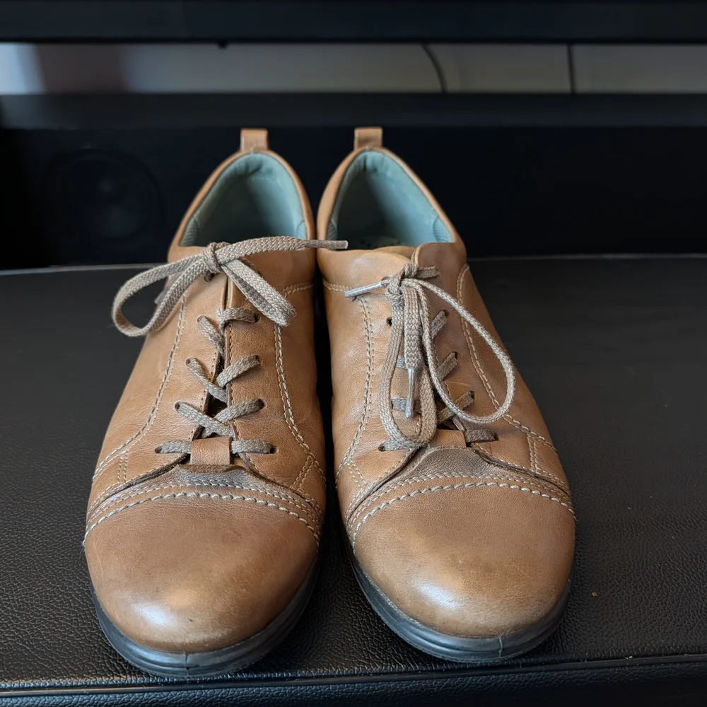Ecco Leather Lace Up Oxford Derby‎ Shoes EU 40 (US 9 / 9.5)